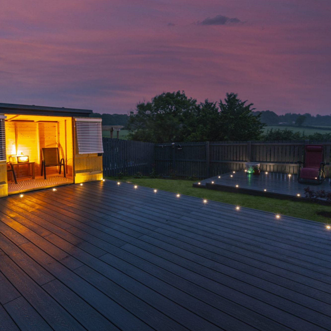 Decking Lights Installed